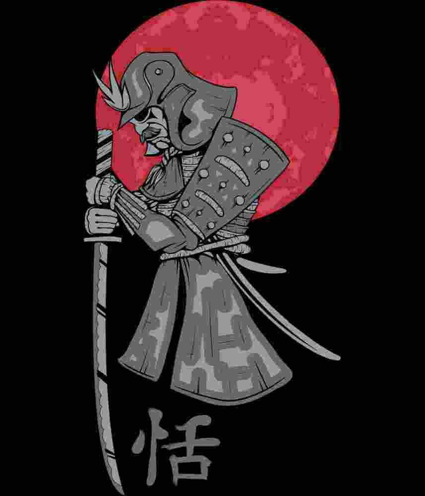 Free Download Nightmare Samurai, Japan Art, Asian Art T-shirt Design