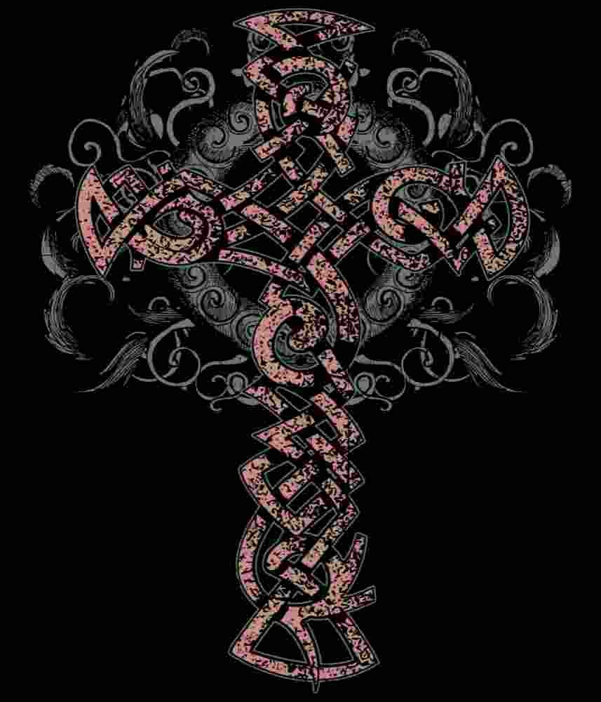 Free Download Heraldry Cross T-shirt Graphic Design