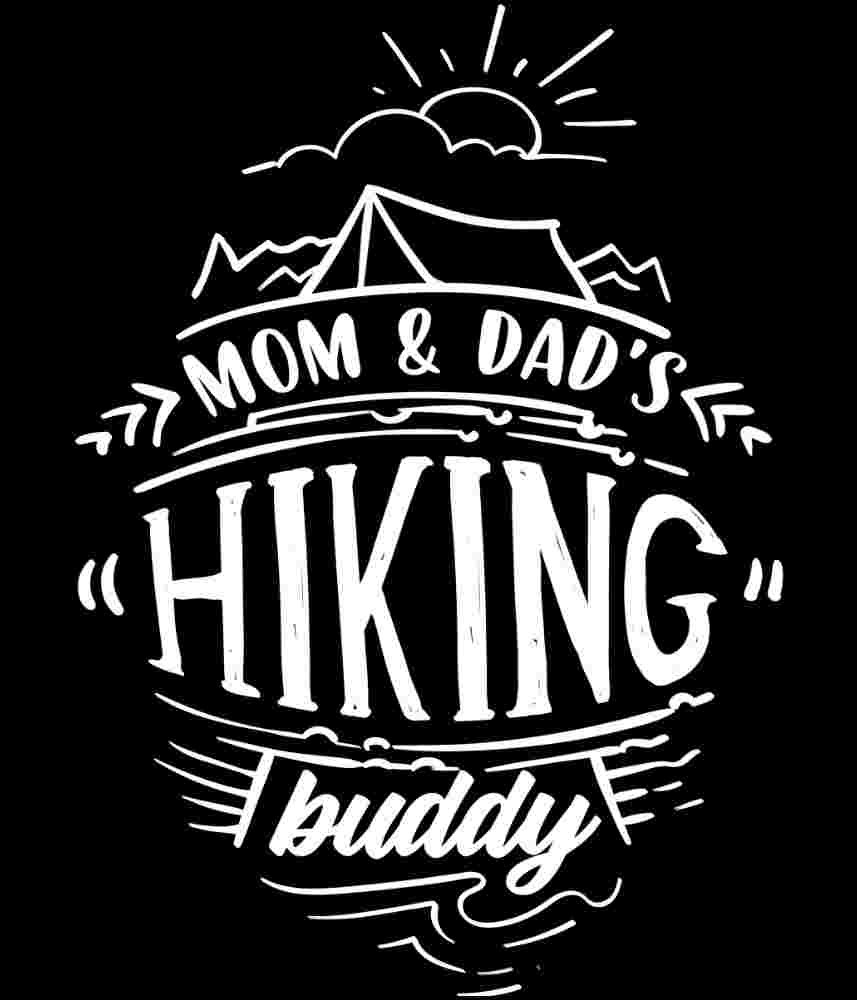 Free Download Mom & Dad Hiking Buddy Family Camping Quote