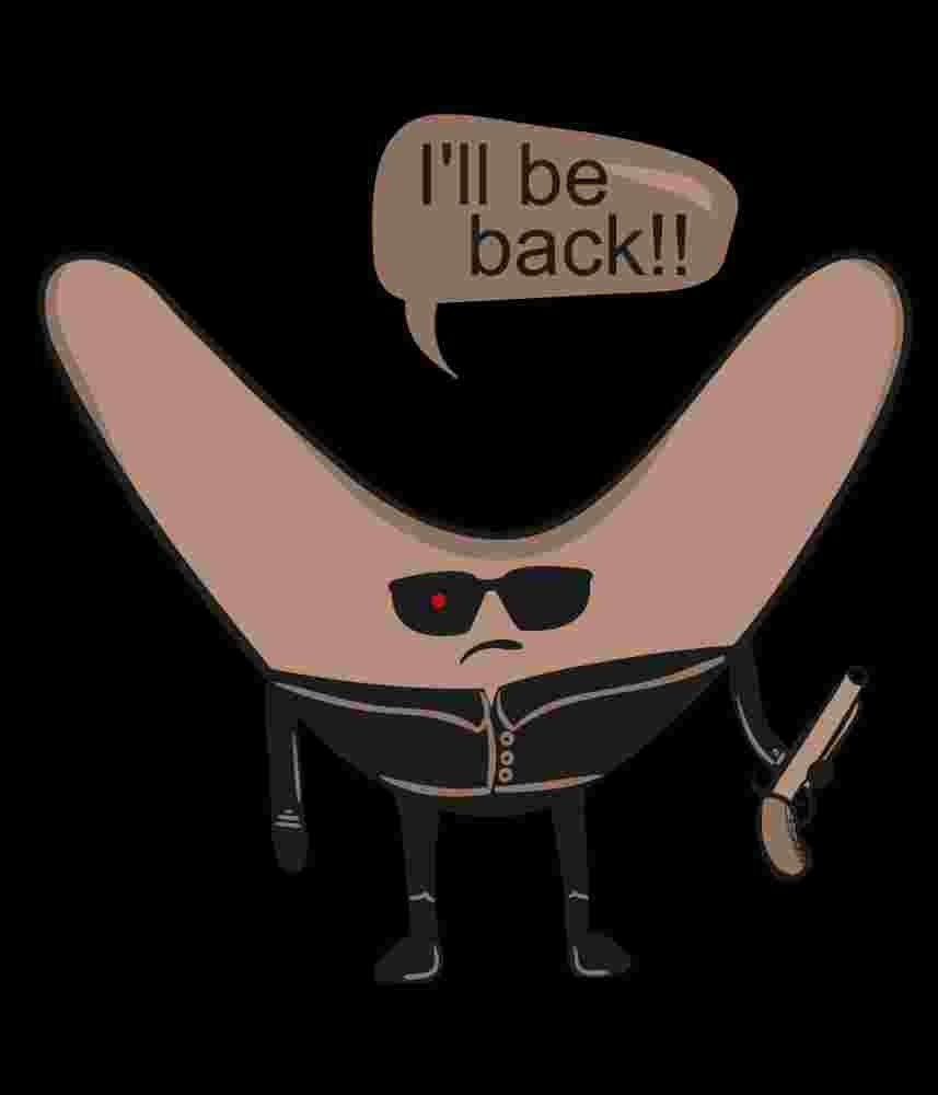 Free Download I'll Be Back, Funny Boomerang Movie Parody Funny Graphic Design