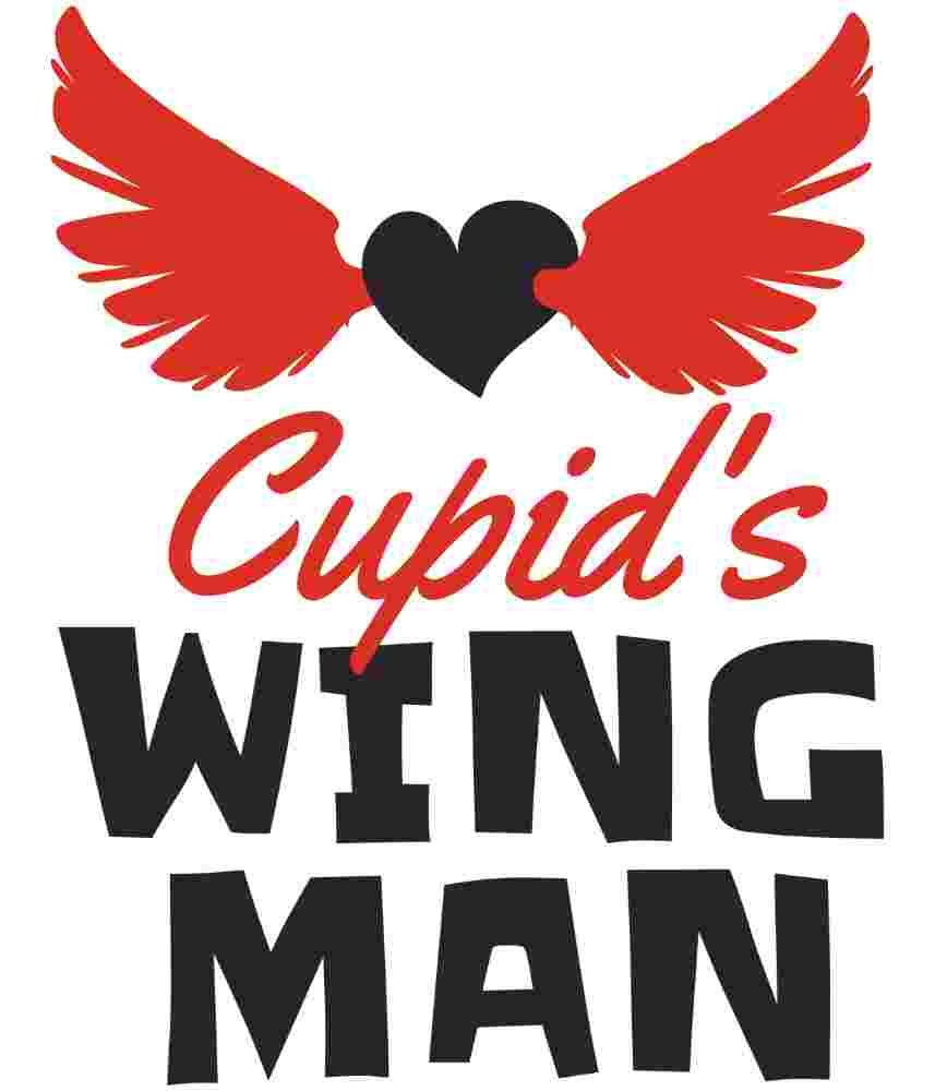 Free Download Cupid's Wing Man, Funny Valentine's Day Design