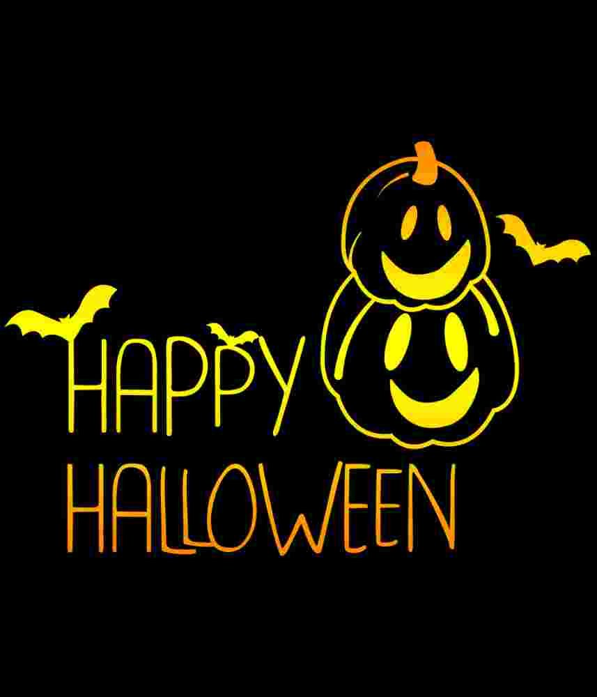 Free Download Happy Halloween Funny Pumpkin T-shirt Design