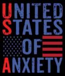 Free Download United States of Anxiety Funny USA Flag Quote, USA , America