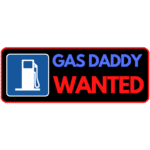 Free download Gas Daddy Wanted Funny Quote design, cars decal, car sticker quote