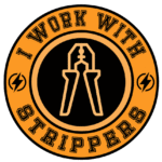 Free Download I Work With Strippers Funny Electrician Quote design, electrician joke