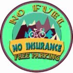 Free Download No Fuel No Insurance Free Parking Camping Quote, bike quote, cycling quote