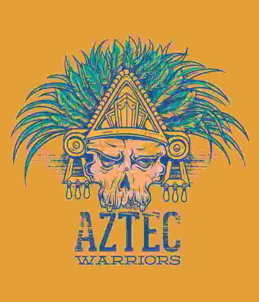 Free Download Aztec Warriors T-shirt Design