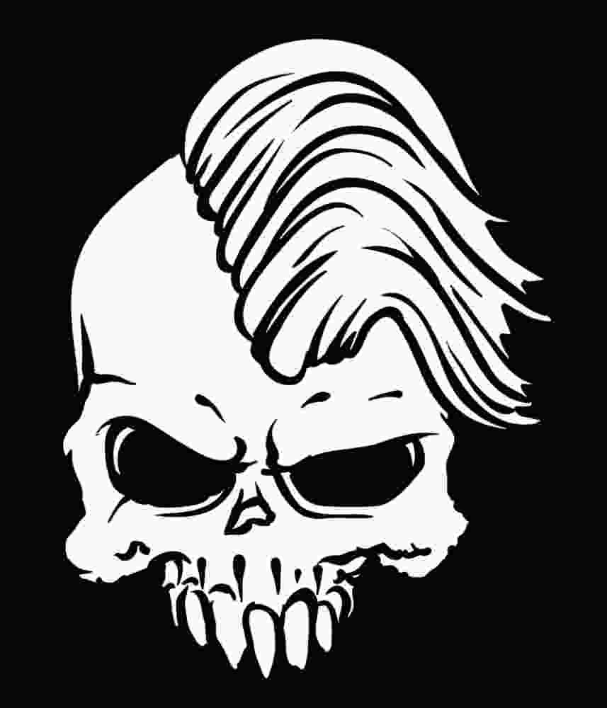 Free Download Punk Skull, rock skull