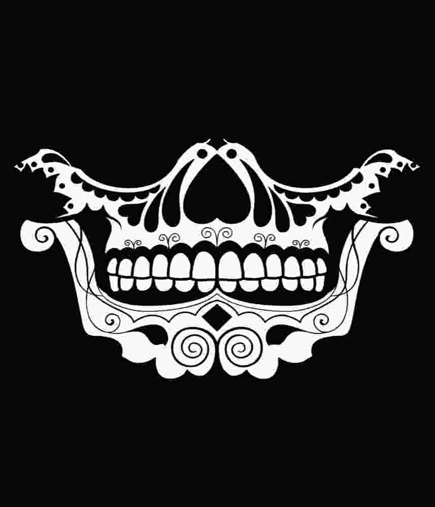 Free Download Calavera Skull Jaw For Masks Design