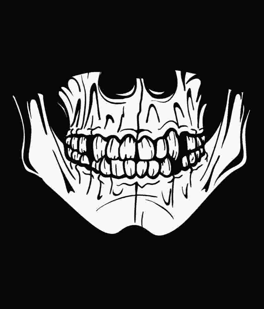 Free Download Skull Jaw For Mask Design
