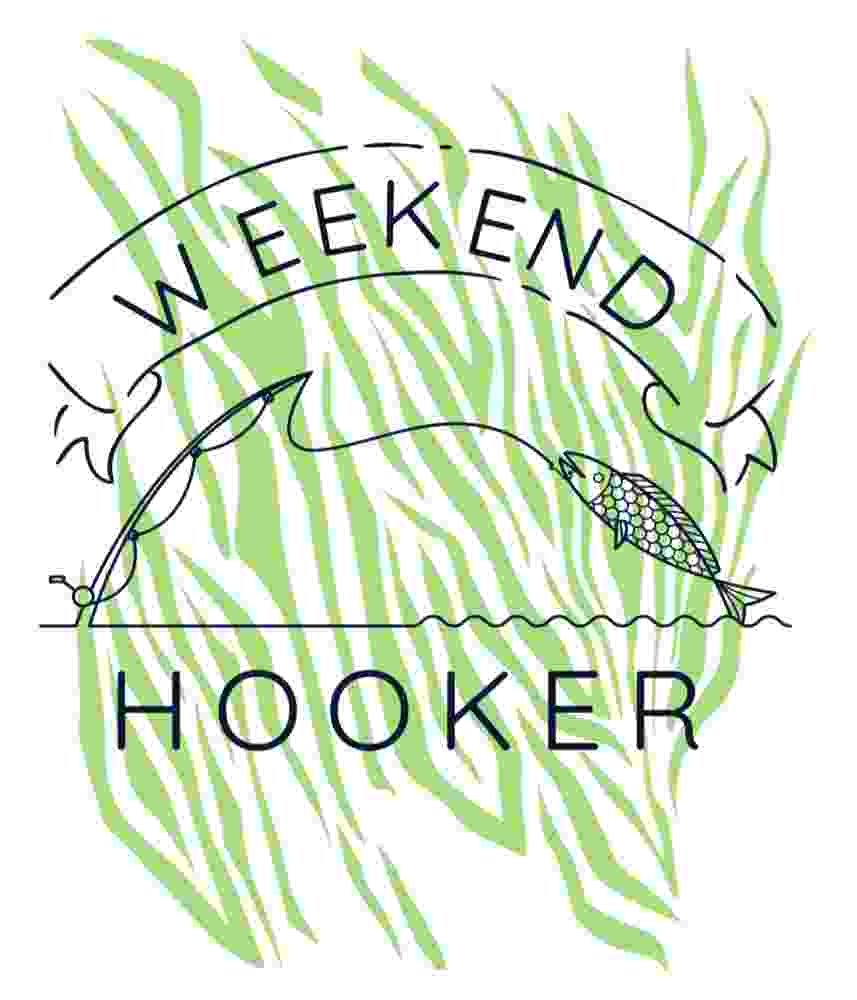 Free Download Weekend Hooker Funny Fishing Graphic Design Quote