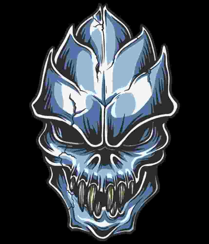 Free Download Alien Skull