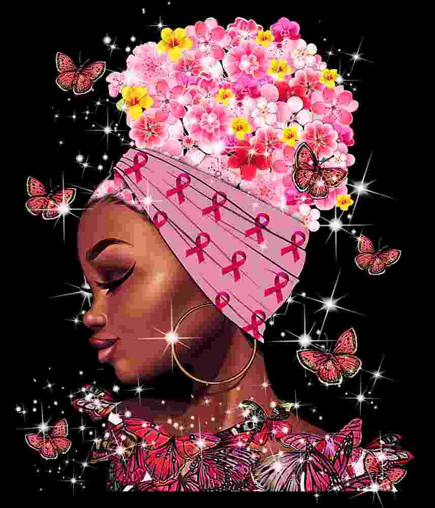 Free Download Black Queen Breast Cancer Warrior Design