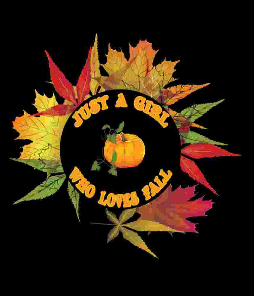 Free Download Just A Girl Who Loves Fall Beautiful Fall T-shirt Design
