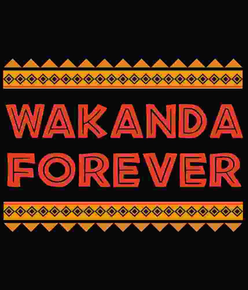 Free Download African Pattern Wakanda Forever!