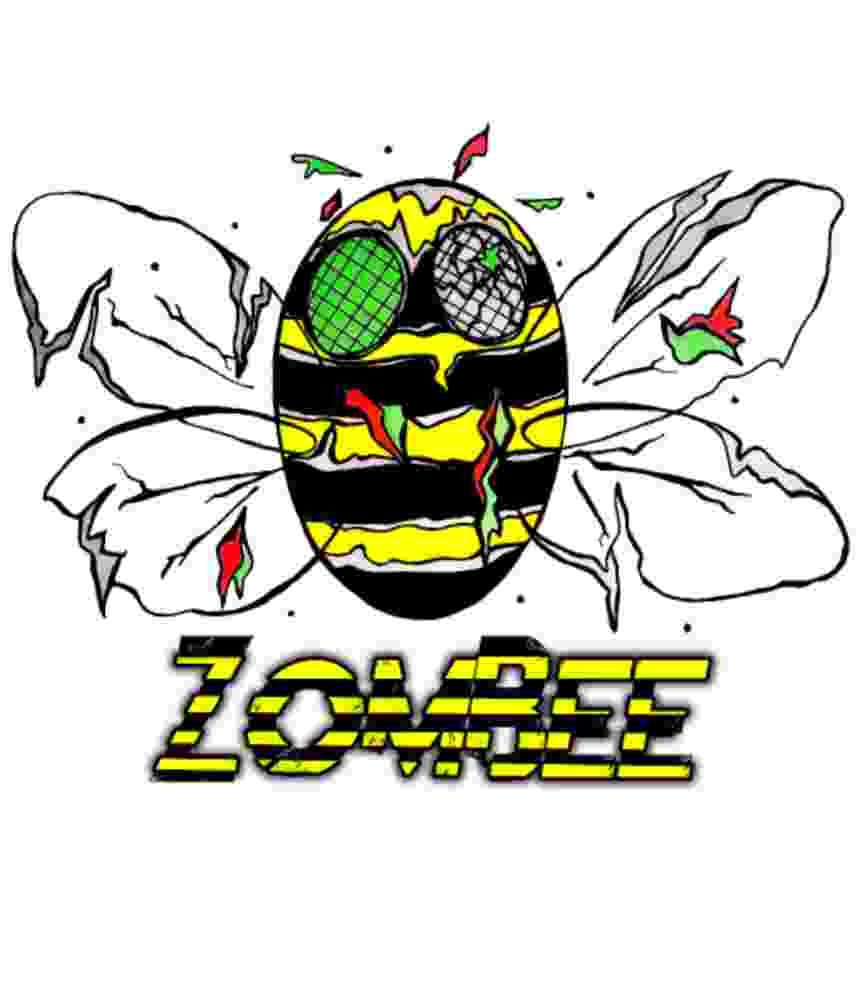 Free Download ZomBee Funny Bee Design