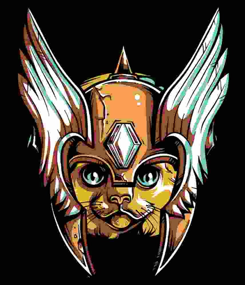 Free Download The Cat God Urban Art Graphic Design