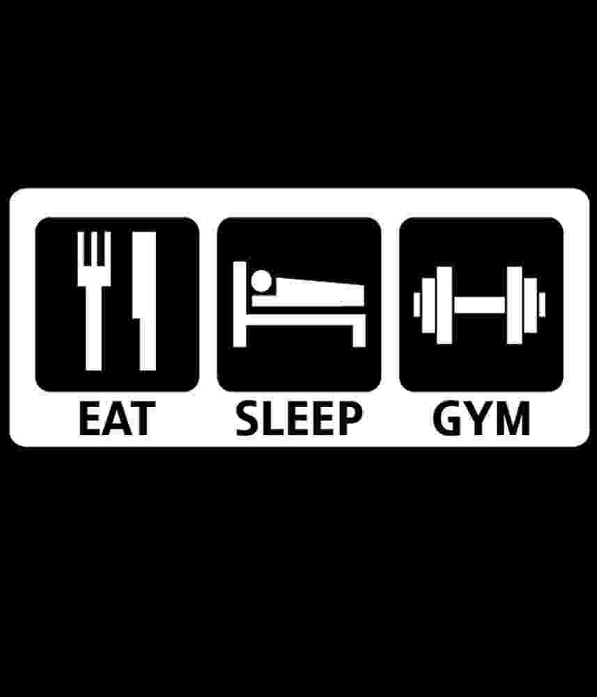 Free Download Eat Sleep Gym Funny Bodybuilding Quote