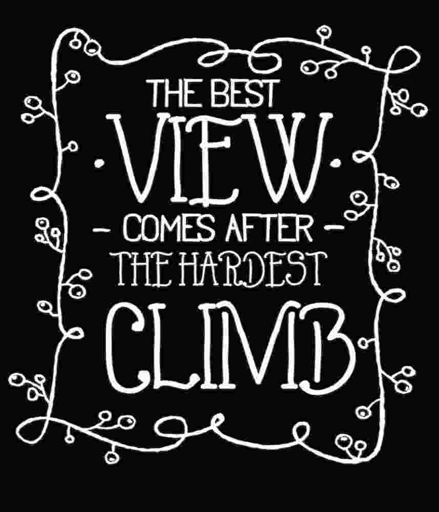 Free Download The Best View Comes After The Hardest Climb