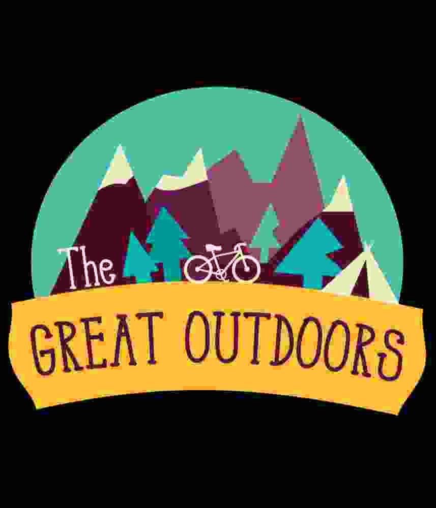 Free Download The Great Outdoors Funny Bicycle Tshirt Design